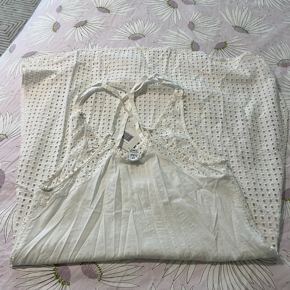 🔥🔥NWT ECHO Sheer Eyelet Midi Dress - Picture 8 of 11